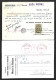 Raro Postal Franquia Mecânica Diário De Notícias 1960 Com Perfin (DN) Sobre Stamp Fiscal 0$10. Enviado Como Recibo ENP. - Cartas & Documentos