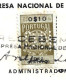 Raro Postal Franquia Mecânica Diário De Notícias 1960 Com Perfin (DN) Sobre Stamp Fiscal 0$10. Enviado Como Recibo ENP. - Brieven En Documenten