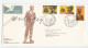 7 FDCs , South Africa (6), SWA (1) FDC Cover Stamps - FDC