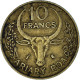 Monnaie, Madagascar, 10 Francs, 2 Ariary, 1989 - Madagascar