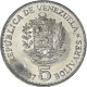 Monnaie, Venezuela, 5 Bolivares, 1987 - Venezuela