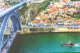 Porto Duoro River Bridges Boat City Vew Portugal Souvenir Fridge Magnet - Magnetos