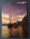 London, Sunset Over The Thames And H.M.S. Discovery - Photograph S.E. Punter - Publ. J. Arthur Dixon - # Lon 6276 - River Thames