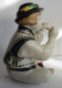 USSR. Ukraine. Porcelain Figurine Of A Hutsul Boy With A Flute. Baranivka. 1950s -1960s  . - M - Andere & Zonder Classificatie