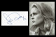 Faye Dunaway - Actrice Américaine - Carte Signée En Personne + Photo - Paris 2000 - Acteurs & Toneelspelers