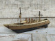 Delcampe - Ancienne Maquette Navire Marine Militaire Contre-Torpilleur Tigre Art Populaire - Boats