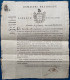 Lettre En Franchise LE DIRECTEUR DES DOMAINES NATIONAUX Marque BRUXELLES Rouge  7 Prairial An III (1795) Pour OSTENDE - 1794-1814 (Periodo Frances)