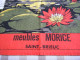 Torchon Publicitaire 1987 Meubles Morice Saint-Brieuc (22) - Chat Et Canard Made In France - Andere & Zonder Classificatie