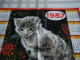 Torchon Publicitaire 1987 Meubles Morice Saint-Brieuc (22) - Chat Et Canard Made In France - Otros & Sin Clasificación