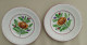 ASSIETTES A DESSERT ANCIENNES FAIENCE DE SARREGUEMINES 2 ASSIETTES - Sarreguemines (FRA)