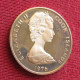 Cook Islands 2 Cents 1976 PROOF UNC ºº - Islas Cook