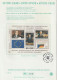 France 1990 Feuillet De 5 Vignettes Numéroté Dans Encart 2 Volets Strasbourg Parlement Européen - Autres & Non Classés