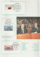 France 1990 Feuillet De 5 Vignettes Numéroté Dans Encart 2 Volets Strasbourg Parlement Européen - Autres & Non Classés