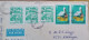 BULGARIA -1989, COVER USED TO INDIA, AIRMAIL LABEL, 5 MULTI STAMP, DAM, FOREST, ELECTIC, BIRD, WWF,  BAREJA CITY CANCEL - Brieven En Documenten