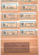 Delcampe - ! 2 Steckkarten Mit 67 R-Zetteln Aus Slowenien, Slowenia, Einschreibzettel, Reco Label - Eslovenia