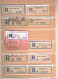 Delcampe - ! 2 Steckkarten Mit 115 R-Zetteln Aus Serbien, Serbia, U.a. Beograd, Einschreibzettel, Reco Label - Serbie