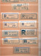 Delcampe - ! 2 Steckkarten Mit 115 R-Zetteln Aus Serbien, Serbia, U.a. Beograd, Einschreibzettel, Reco Label - Serbia