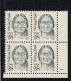 Sc#2183, Sitting Bull Native Chief, Great American Series 28-cent Plate # Block Of 4 MNH 1989 Issue - Números De Placas