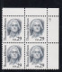 Sc#2185, Thomas Jefferson US President, Great American Series 29-cent Plate # Block Of 4 MNH 1993 Issue - Números De Placas