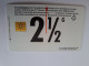 NETHERLANDS / CHIP ADVERTISING CARD/ HFL 2,50  /  BUREAU ZUIDEMA/ FACE            /     CRE 215 ** 14579** - Privat