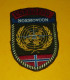 ECUSSON TISSU DE L'ARMEE DE L'AIR DE LA NORVEGE , UNPROFOR , NORMOVCON   ,BON ETAT VOIR PHOTOS . POUR TOUT RENSEIGNEMENT - Patches