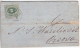 1871 BULGARIA DANUBE STEAM NAVIGATION COMPANY DDSG FOLDED LETTER FROM OREAVA TO ORSOVA. - Covers & Documents