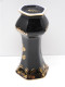 Delcampe - -ANCIEN VASE PORCELAINE CASTEL FRANCE LIMOGES BLEU De FOUR DORURES 22 K Gold   E - Limoges (FRA)