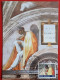 VATICANO VATIKAN VATICAN 1991 LUNETTA ASA CAPPELLA SISTINA SISTINE CHAPEL MAXIMUM CARD - Lettres & Documents