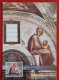 VATICANO VATIKAN VATICAN 1991 LUNETTA ZOROBABEL CAPPELLA SISTINA SISTINE CHAPEL MAXIMUM CARD - Briefe U. Dokumente