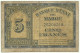 Morocco - 5 Francs - 1.3.1944 - Pick 24.b - Banque D' Etat Du Maroc - Marrocos - Marocco