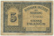 Morocco - 5 Francs - 1.8.1943 - Pick 24.a - Banque D' Etat Du Maroc - Marrocos - Maroc