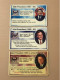 Mint USA UNITED STATES America Prepaid Telecard Phonecard, President Reagan Bush Clinton SAMPLE CARD, Set Of 3 Mint Card - Sammlungen