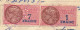 FRANCE - Crédit Lyonnais - 3 Reçus - Fiscaux Perforés C.L. 7F Daussy / 7F + 1F Non Perf - 8F - Storia Postale