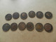 Lot  De  12 Monnaies  One  Penny  1901- 1907- 1912 -1914 -1917 -1919 -1920- 1921 -1929 -1936- 1938- 1947 - Kilowaar - Munten