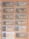 ! 3 Steckkarten, Collection 291 R-Zettel Aus Großbritannien, Great Britan, England, London, Einschreibzettel, Reco Label - Verzamelingen