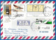 1986  Israel Einschreiben Nach Wuppertal, Inhalt Sind Marken Im Wert Von Damals 134,70 Mi-Mark (abgebildet) - Used Stamps (with Tabs)