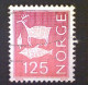 Norway (Norge), Scott #614, Used (o), 1975, Rock Carvings, 120ø, Red - Oblitérés