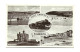 Falmouth 1955 Photo Carte Pendennis Castle Swan Pool Beach Prince Of Wales Pier Harbour St Mawes Cornwall Htje - Falmouth