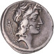 Monnaie, Cassia, Denier, 55 BC, Rome, Contremarque, TTB, Argent, Sear:391 - République (-280 à -27)