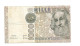 Billet  BANCA  D'ITALIA   LIRE  MILLE - A Identificar