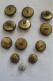 Delcampe - Lot De Boutons Armée De L'air Pour Veste Et Manteau De Tenue De Sortie - Buttons