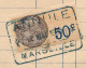 FRANCE - Marseille - Facture Louis Battist - Chevillard - Abattoirs Marseille - Fiscal Type Daussy 50c - 1931 - Brieven En Documenten