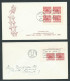 Canada 2 FDCs # 434 Pair & # 434pii Tagged Christmas - Star Of Bethlehem - 1964 - 1961-1970