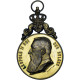 Belgique, Médaille, Leopold II, Inauguration Du Drapeau Du Corps De Police - Autres & Non Classés