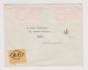 France 1965 Cover With Double Machine EMA METER Stamp, Label A.O Autre Objets, Sent Abroad To Bulgaria (66111) - Briefe U. Dokumente