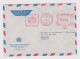 Switzerland Swiss Helvetia Airmail Cover 1976 World Health Organization (WHO) Machine EMA METER Stamp Cachet (66348) - Postage Meters