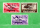 (Riz) TRIESTE A. **-1948 - Posta Aerea - Convegno Filatelico  Unif. A17/A19. MNH ** . - Poste Aérienne