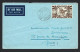 New Caledonia 1947 Clean Commercial Airmail Cover Noumea To Gard France, 10 Fr Cagou Franking - Covers & Documents