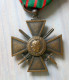 Croix De Guerre 1914/1918 1 étoile Avec Ruban - Francia