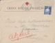 1943 - PETAIN SEUL SUR LETTRE CROIX-ROUGE ! De GRENOBLE => SUISSE - Red Cross